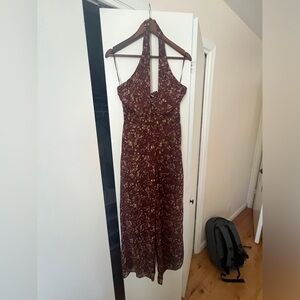 Sage the Label brown jumpsuit